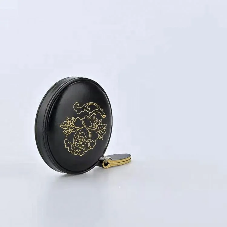 Factory Supply Round PU Leather Tape Measure Mini Measuring Tape With Logo Custom Meter Measuring Tape 60 Inch