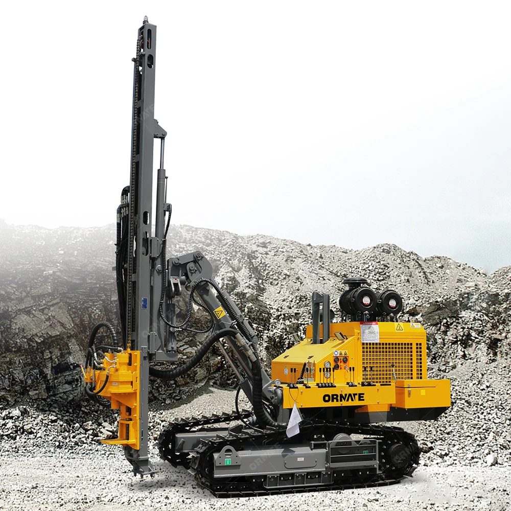 Новая дизельная буровая установка DTH для горнодобывающей промышленности гидравлическая машина бурения взрывных скважин в карьерах и скальных породах