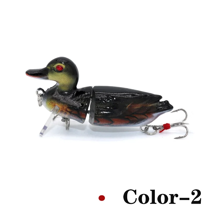 manufacturer wholesale plastic ribbon duck segmented hard fishing lure bait