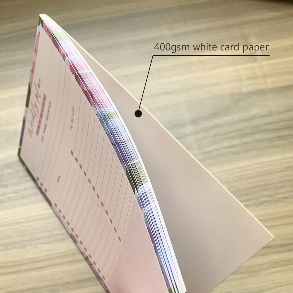 3x5 дюймов дешевый блокнот на заказ бумага A5 100 г/м2 настраиваемый для царапин полноцветный Печатный