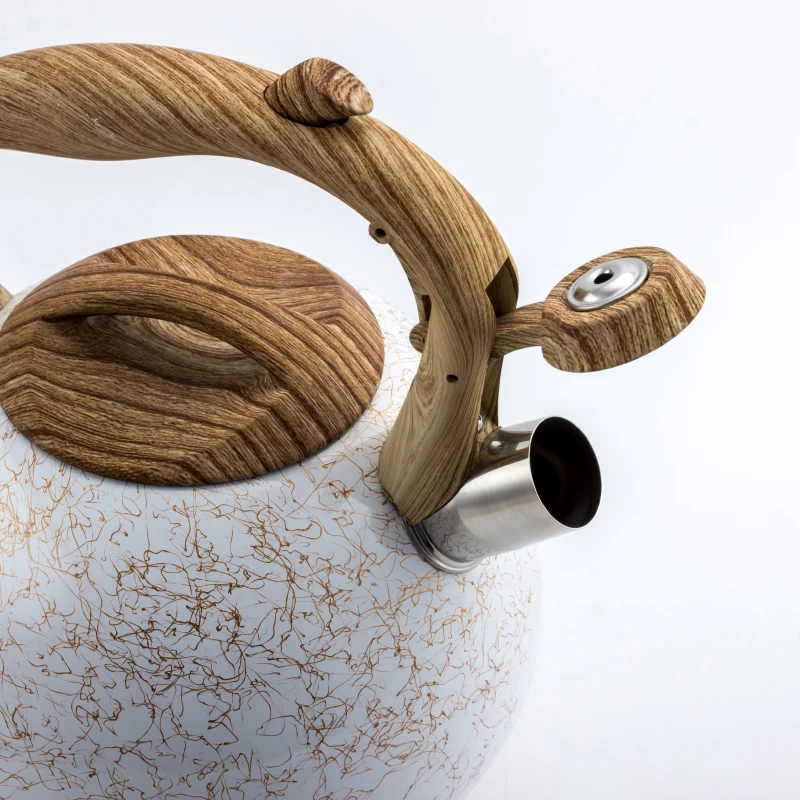 Высококачественные чайные чайники со свистком из нержавеющей стали для плиты и индукционной плиты