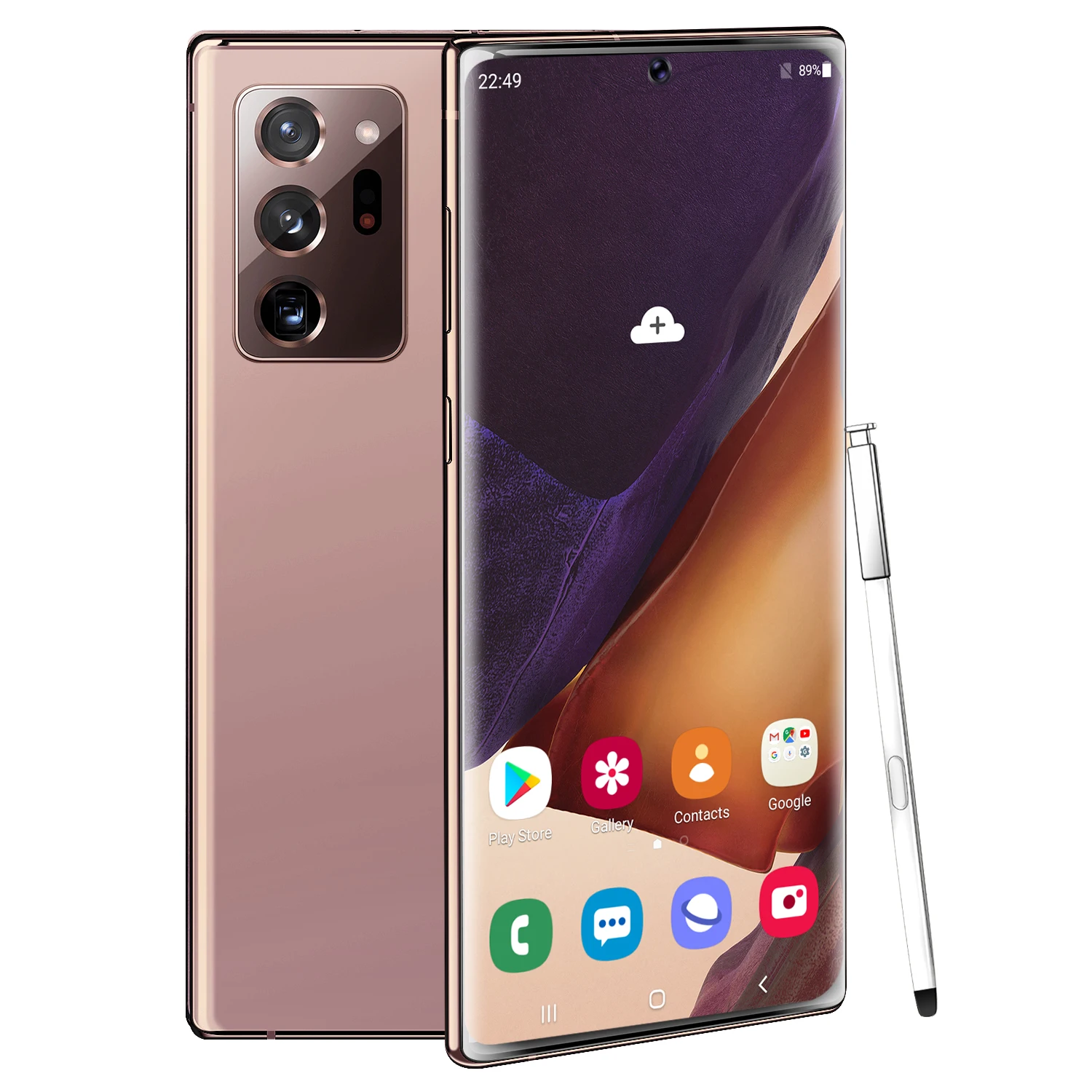 High quality 6.9' full screen 5500mah smartphone android note20 one plus 9 pro endnote x9 mobile phones