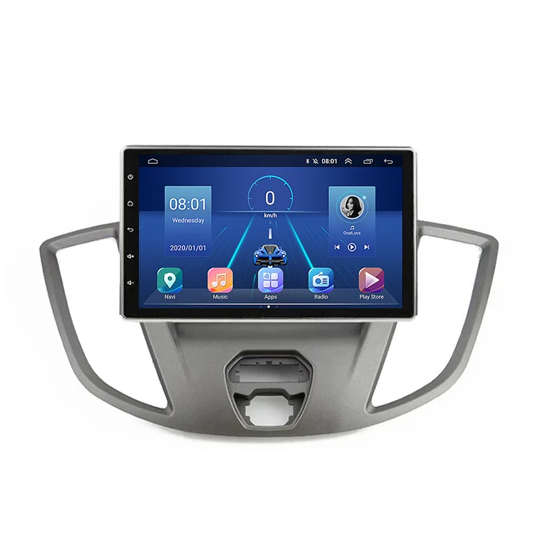 Carplay Android Auto 6+12GB Android 10 Car Video DVD Player Auto Radios Audio For Ford Transit 2015- 2018 WiFi&4G