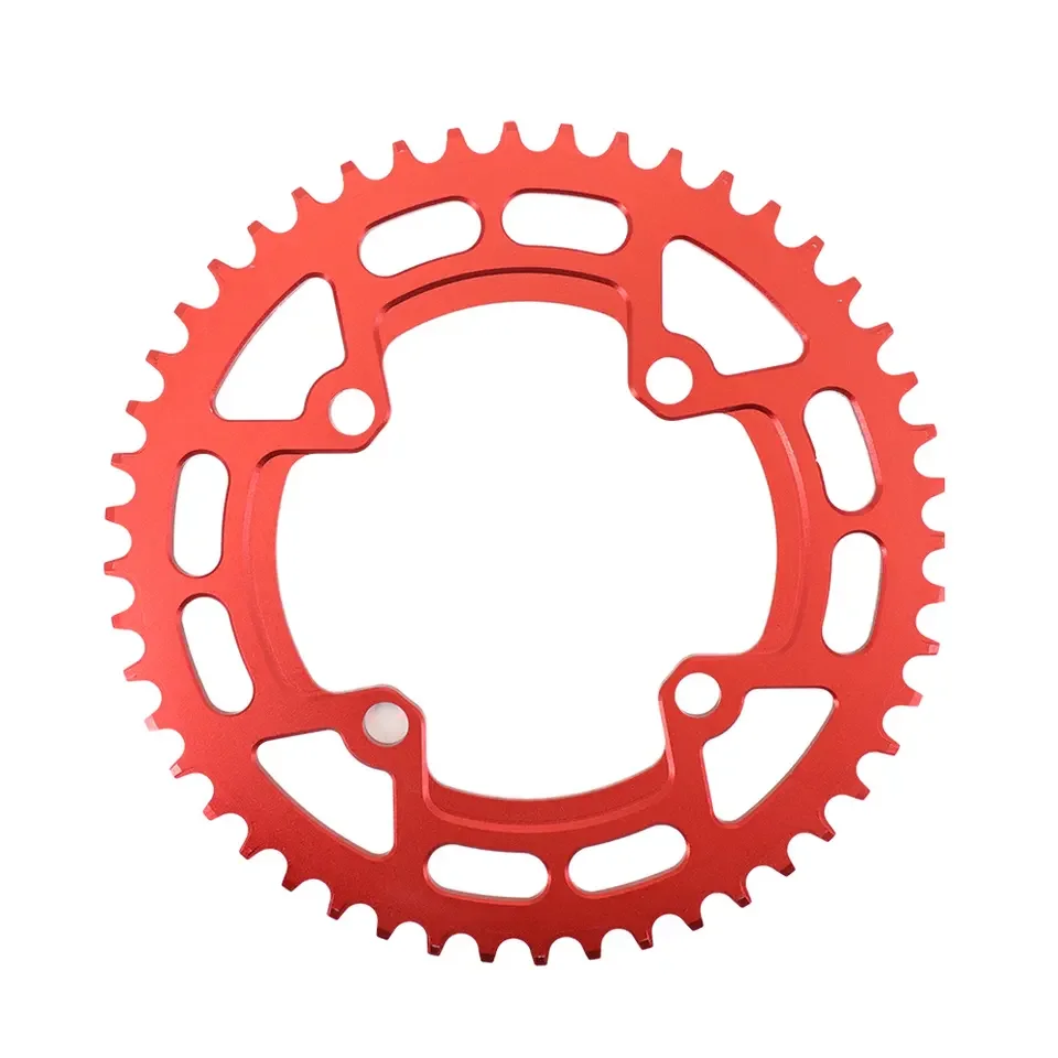 Round Oval 104BCD 44T 46T 48T 50T 52T Narrow Wide Chainring Single Chainring for 11/12-Speed