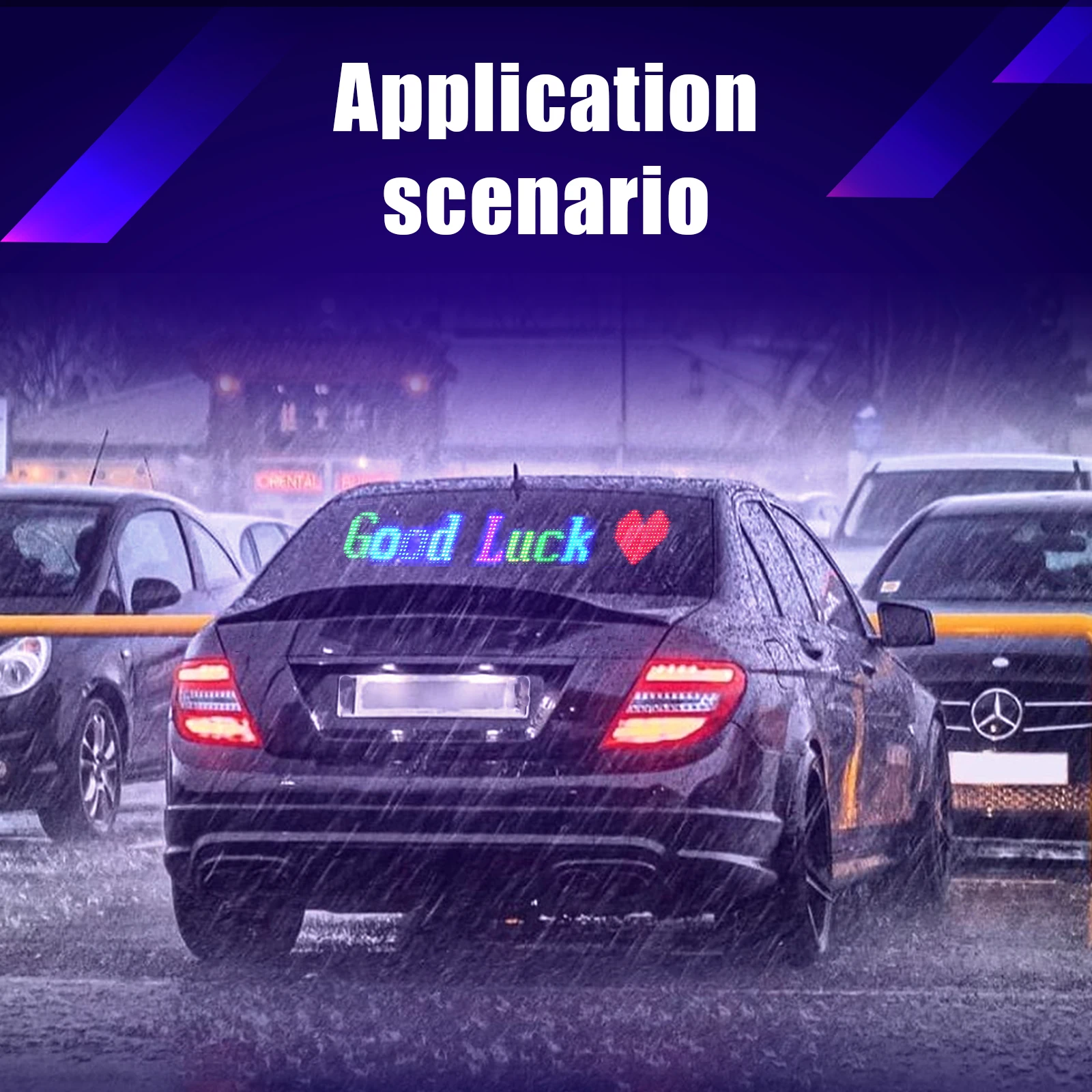 Flexible Led Light Sign App Control Advertising Screen Pixel Led matrix Banner