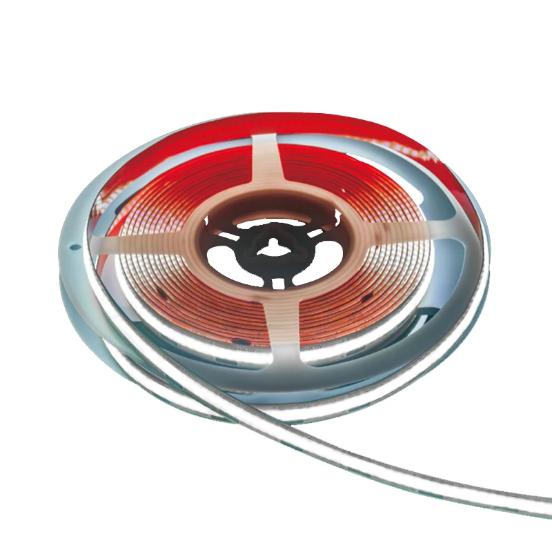 Гибкая cob полоса света без пятна Холодный белый rgb 12 Вт CRI 80 12 в 24 В fpc полоса Светодиодная лампа флип чип cob светодиодные полосы света