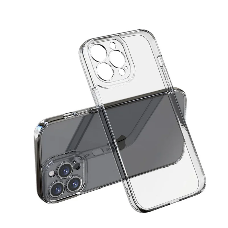 For iPhone 13 X XR 11 Pro Max 12 Cases Cheapest Transparent iPhone case TPU Phone Case Cover New Shockproof