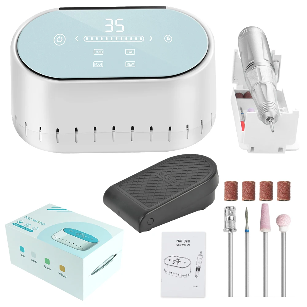 Профессиональный аппарат для маникюра и педикюра Jimdoa высокомощный глазирования ногтей