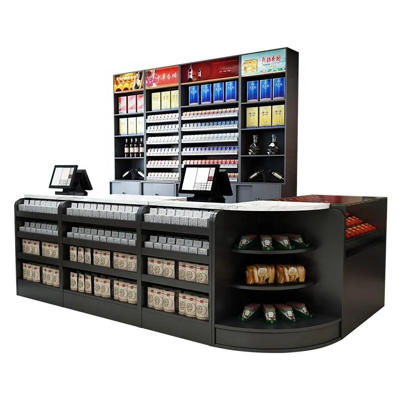 High Quality Checkout Counters for Grocery(Whosale Only & Order Cash Counter Only, MOQ Is 5 SETS)