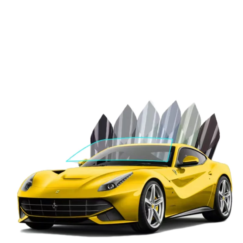 Автомобильная пленка на солнечных батареях 1 52*30 м для автомобильного стекла с самовосстановлением и защитой от царапин из ТПУ защита кожи глаз 18-20 автомобилей