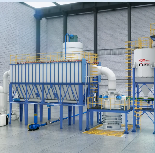 Calcium carbonate powder making machine for graphite quartz powder production line