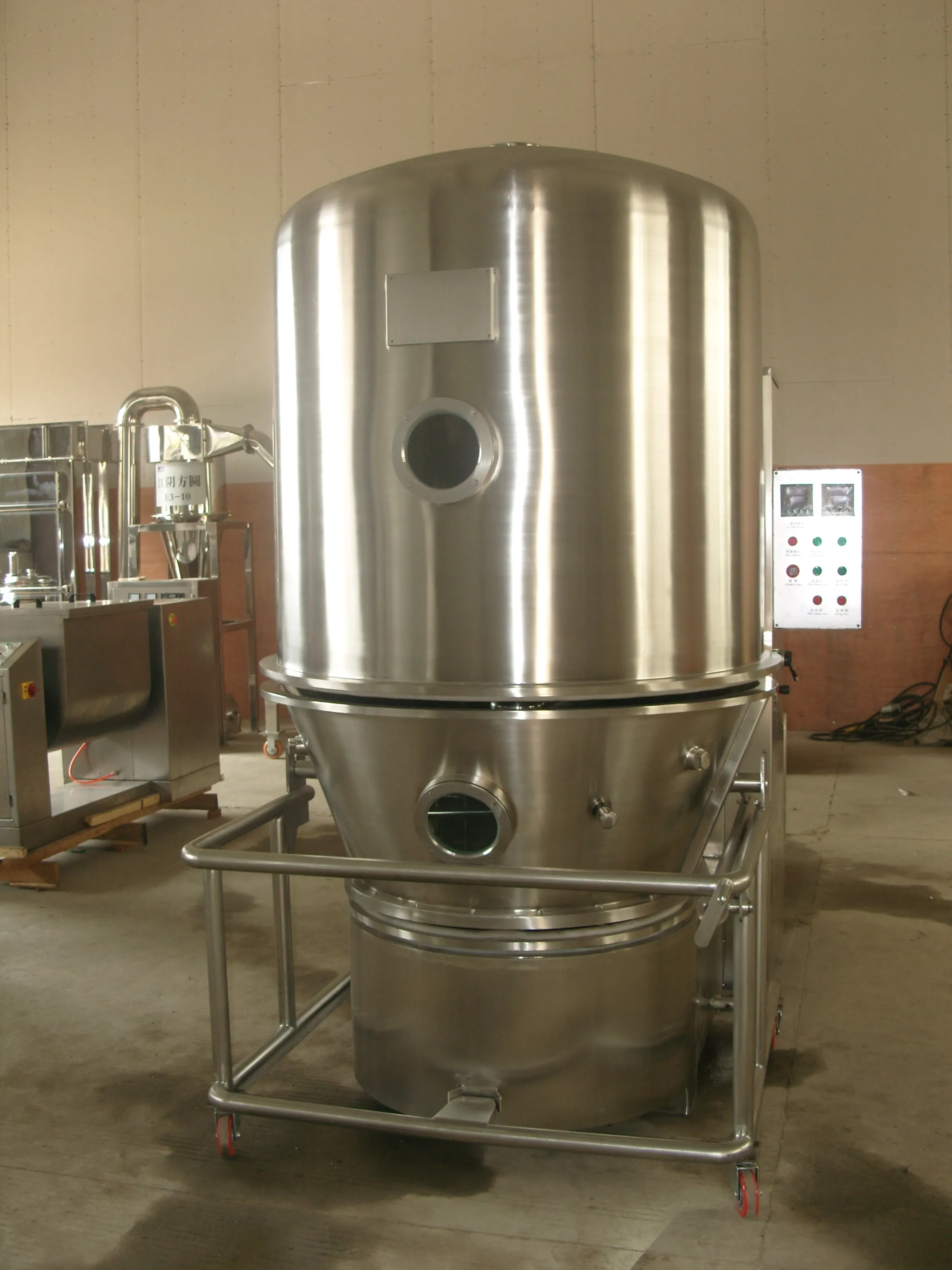 Vibrating fluid bed dryer / Fluidized bed dryer High-Efficiency Fluidizing Dryer