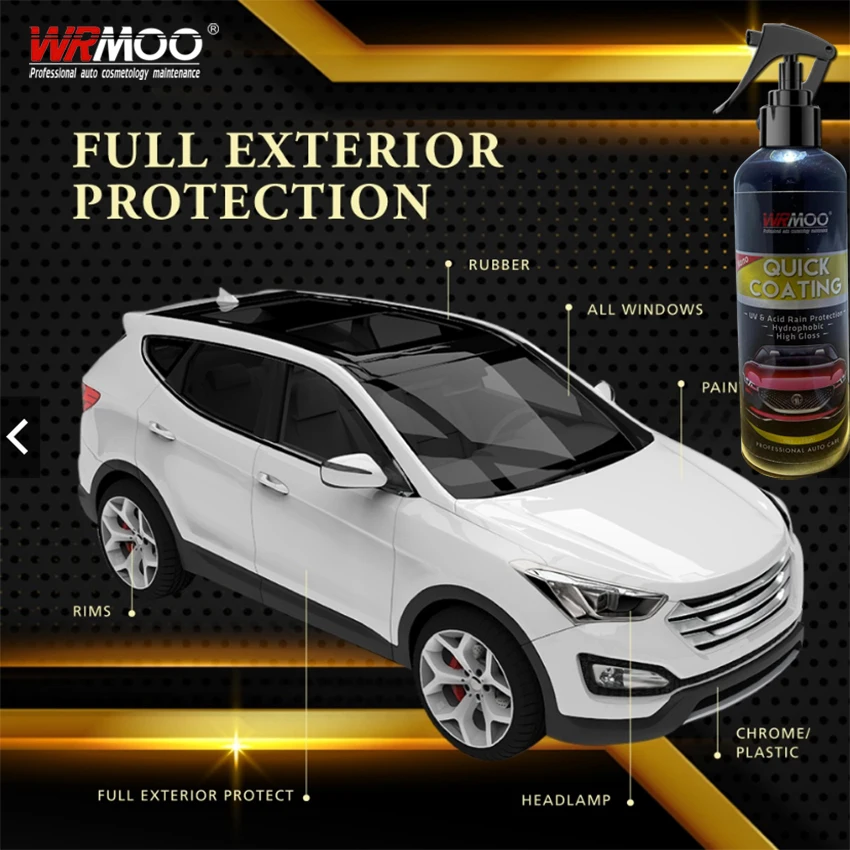 Professional Premium Car Cleaning Products Car Clean Ceramic Nano Coating Wax Polish Agent Spray