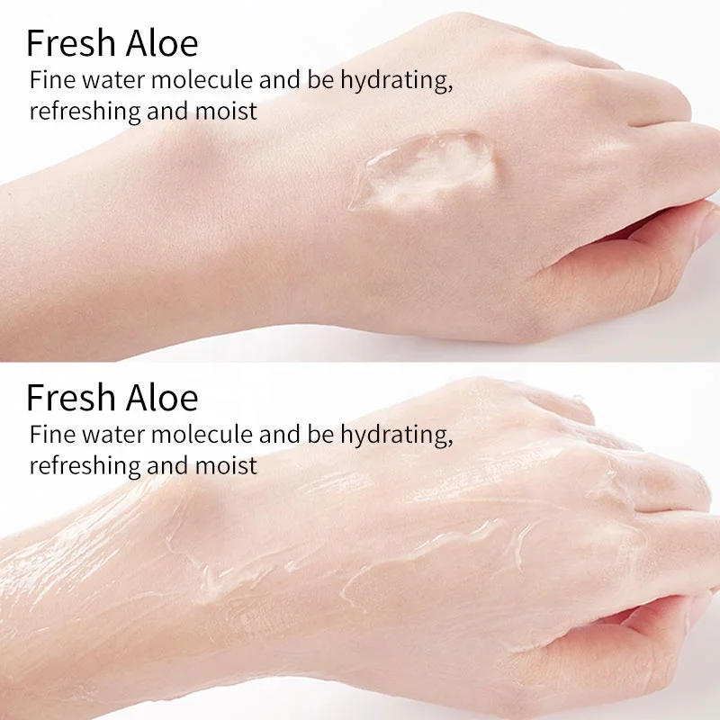 Wholesale Private Logo Brightening Gel Aloe Vera Face Cream Natural Organic 99% Pure Aloe Vera Gel