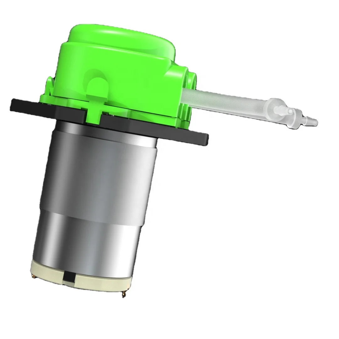 CINYAR AQA 6V 12V 24V DC Motor High Pressure 3 Rollers Moderate Pulse Booster Pumps Small Mini Micro Peristaltic Pump