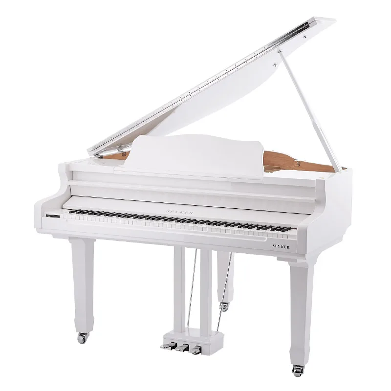 SPYKER HD-W136 Digital Grand Piano White Polish 88 Keys Sea Piano Home Theatre