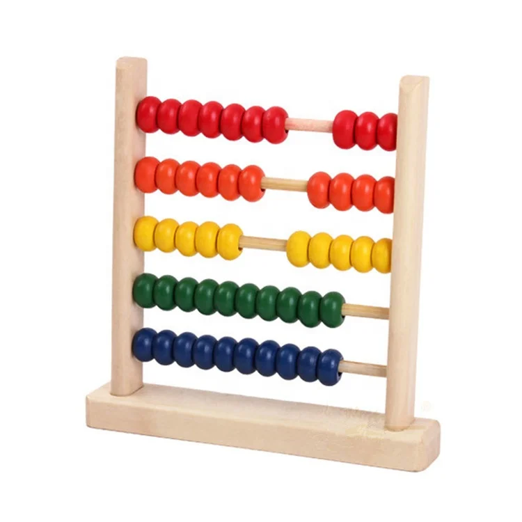 Funny Educational Toy Kids Beads Abacus Tools Toys Intelligence Developing Wooden Abacus for Kids