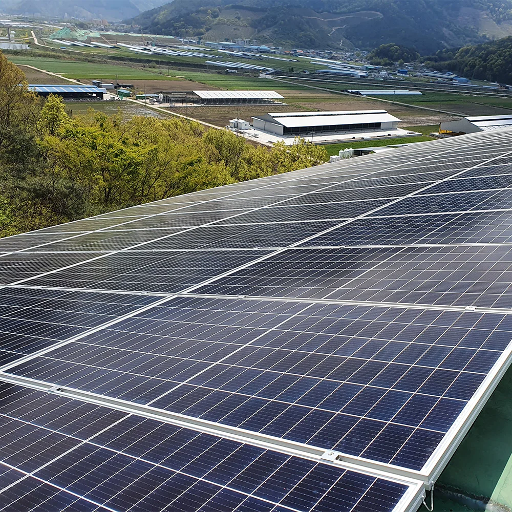 best way to mount half-cell monofacial module 550w 555w solar panels