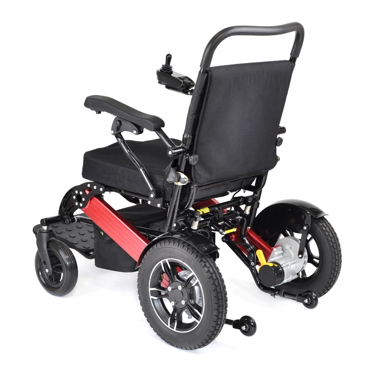 Powerful electric wheelchair with 500W motor 24V10Ah battery electric wheelchair for disabled