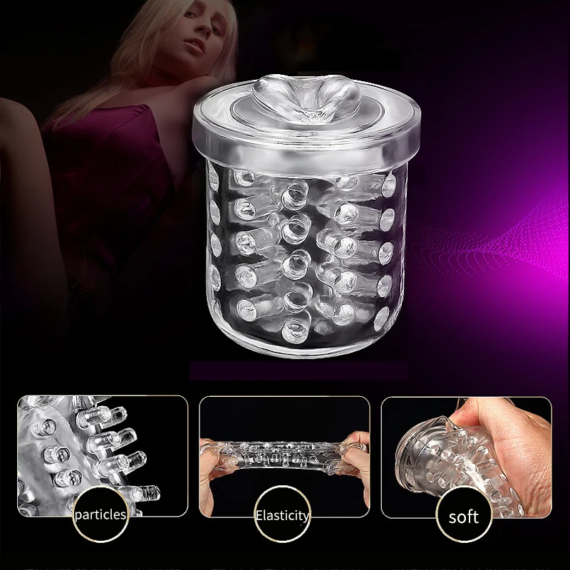 Fully automatic rotating retractable aircraft cup with voice masturbation cup for men sex toys adult products