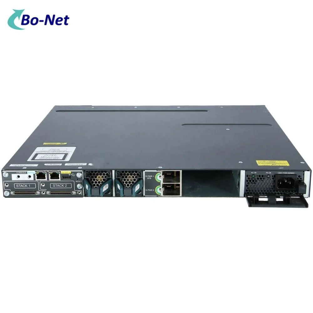 Used WS-C3750X-48T-L 3750X 48 10/100/1000 Ethernet Ports Network Switch