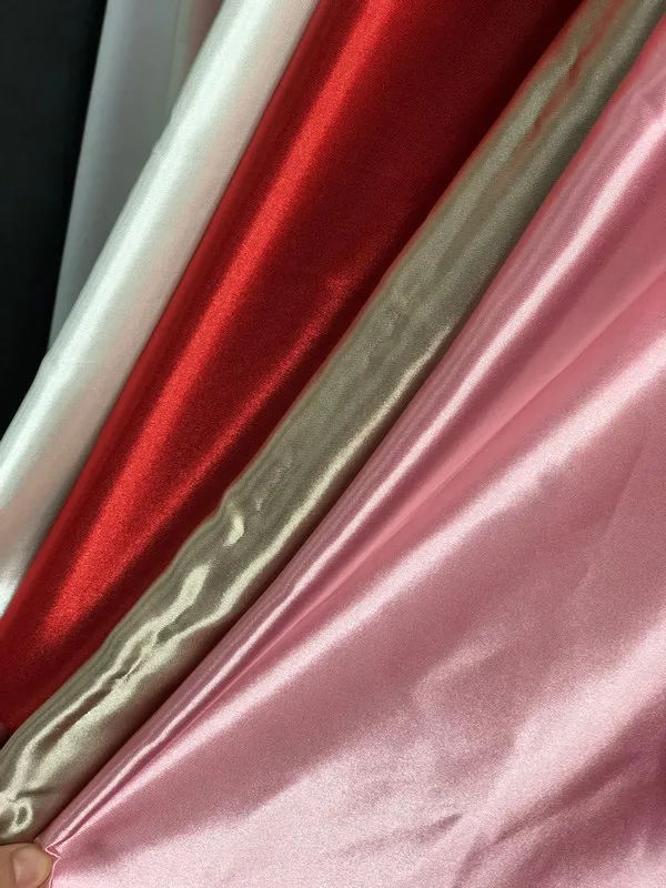 Hot sale  100% polyester microfiber fabric satin fabric dyed fabric For Making Bed Sheets