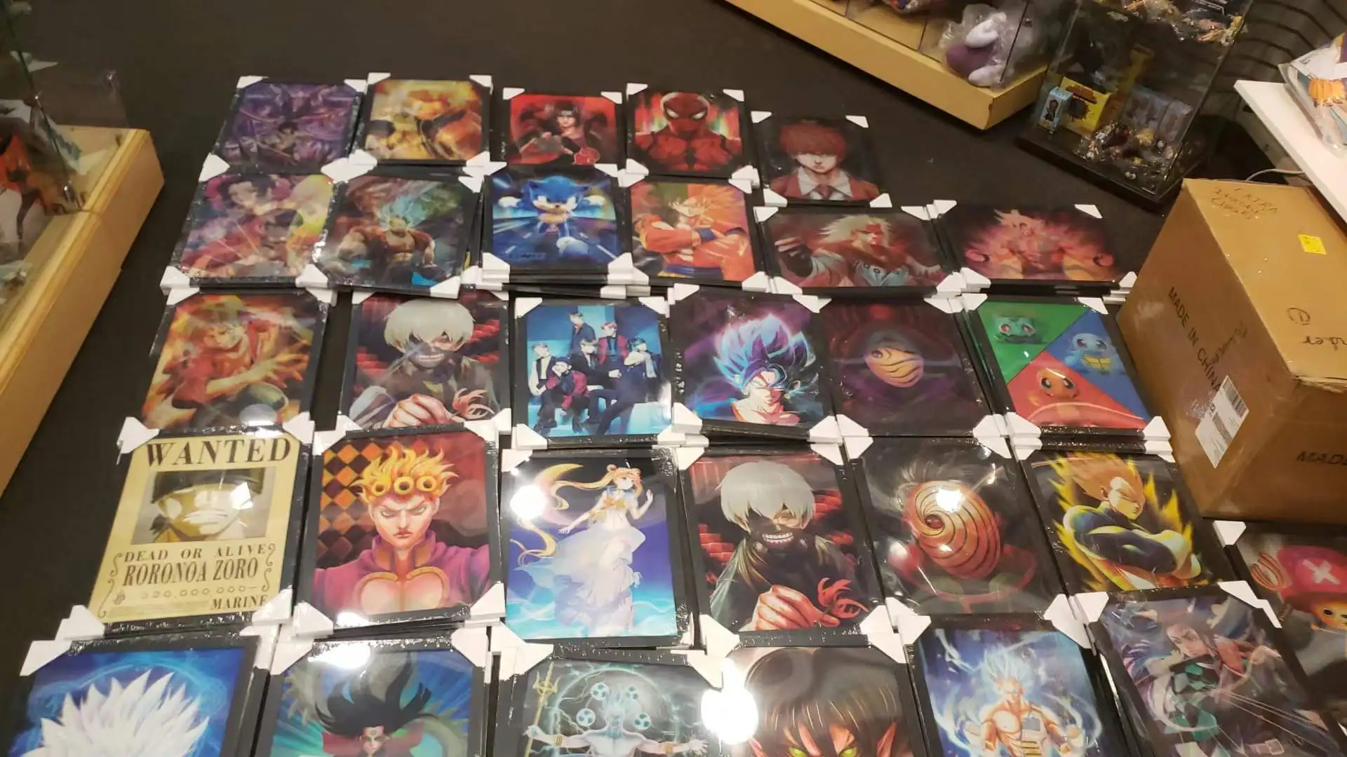 Newest Arrival Wholesale and custom 3D 30*40cm Hunter X Hunter Seriecs 3D Lenticular Flip Anime Poster for Advertising Gift