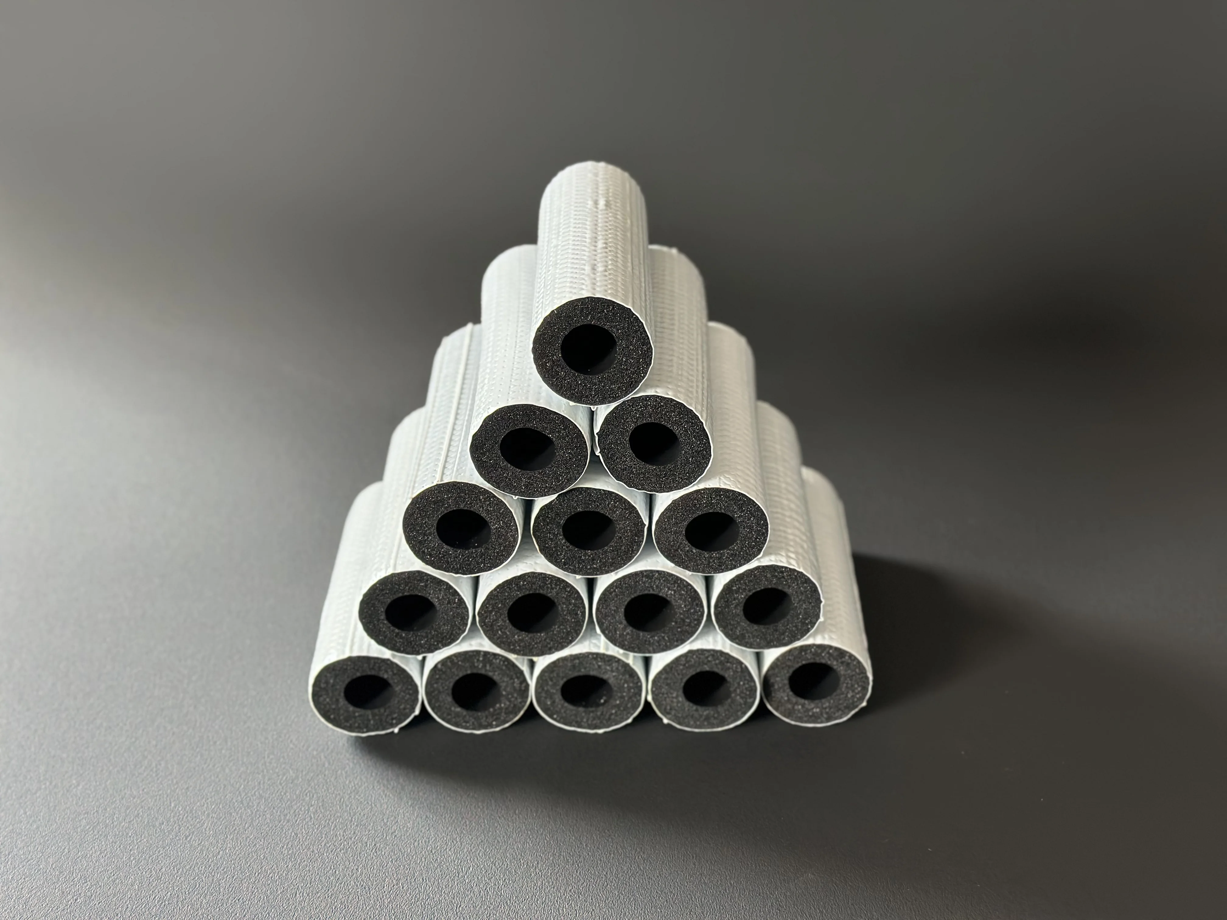 HVACR Spare Part Toplon Flex  Fire-resistance Rubber Foam Thermal Insulation Tube Pipe for Air Conditioner