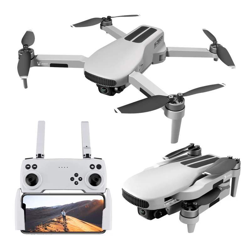 Deer 3 MAX RC Дрон 5G GPS H D двойная камера двухосный WiFi двигатель FPV сохранение высоты RC Дрон профессиональный