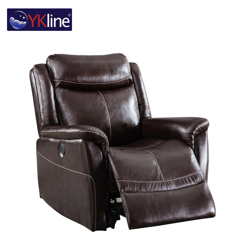YKLINE Furniture Reclining Chair Leather Electric Recliner Chair Theater Seating