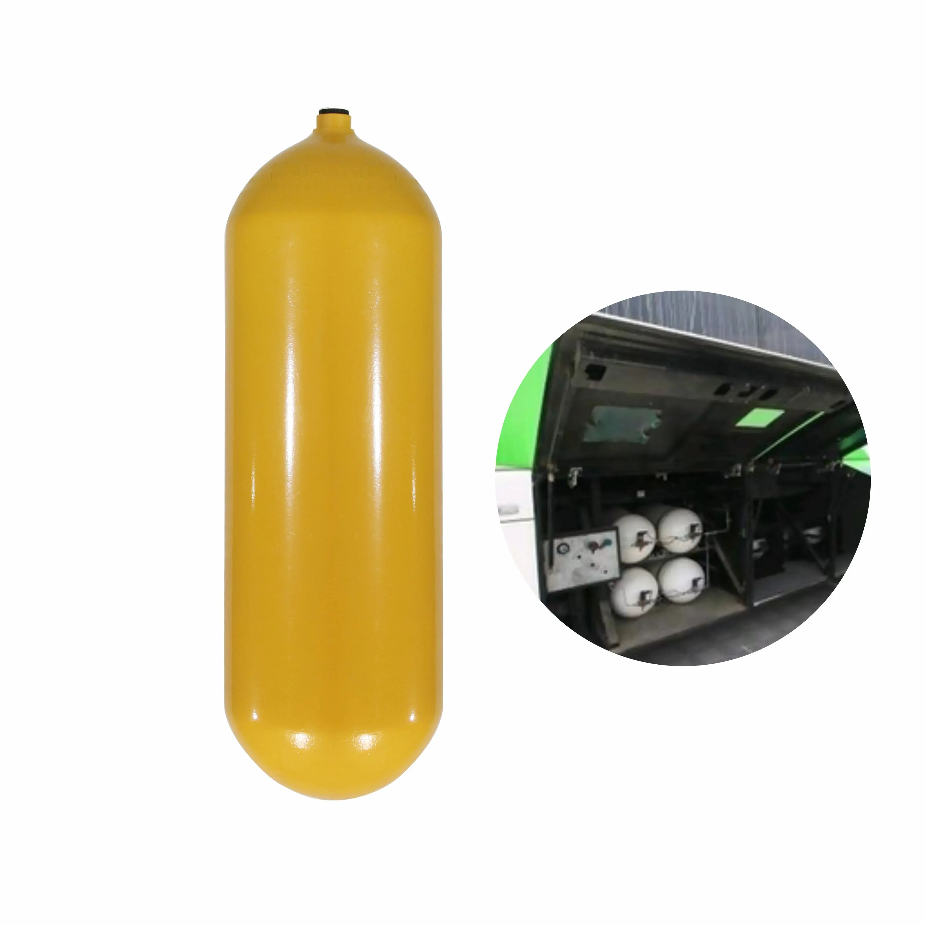 Hot sale 65L 356mm diameter CNG tank type 1 gas cylinders cng cylinder cilindros de gas gnc used for car