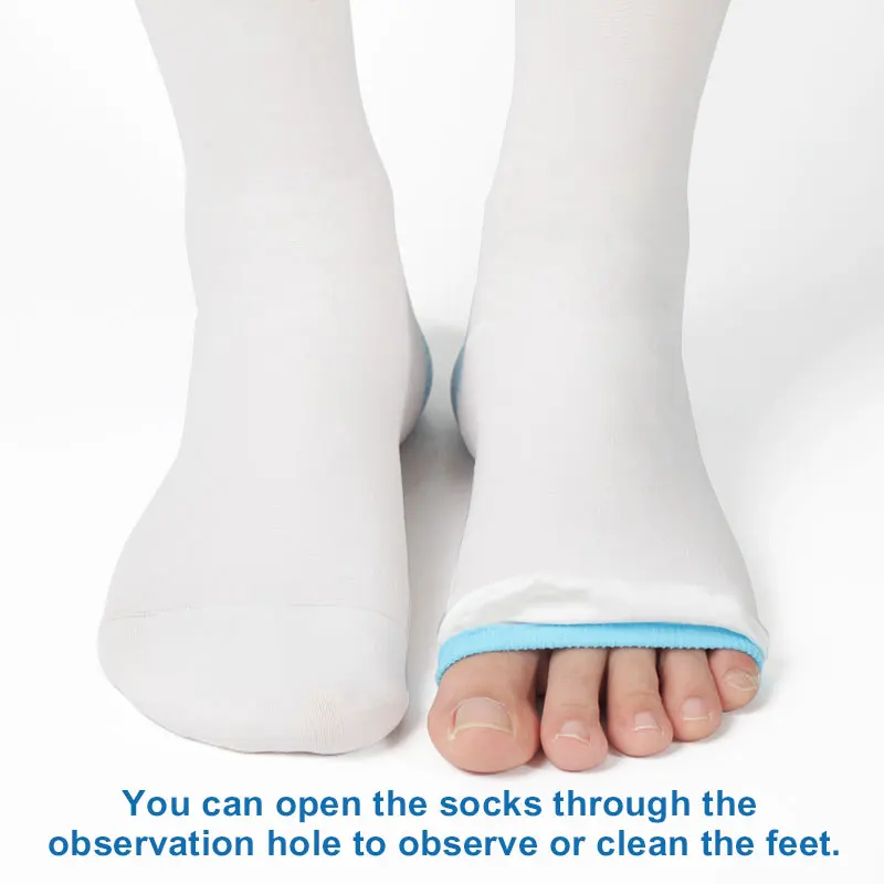 Calcetines compresivos custom unisex anti embolism compression stockings 15-20 mmhg knee high compression sock