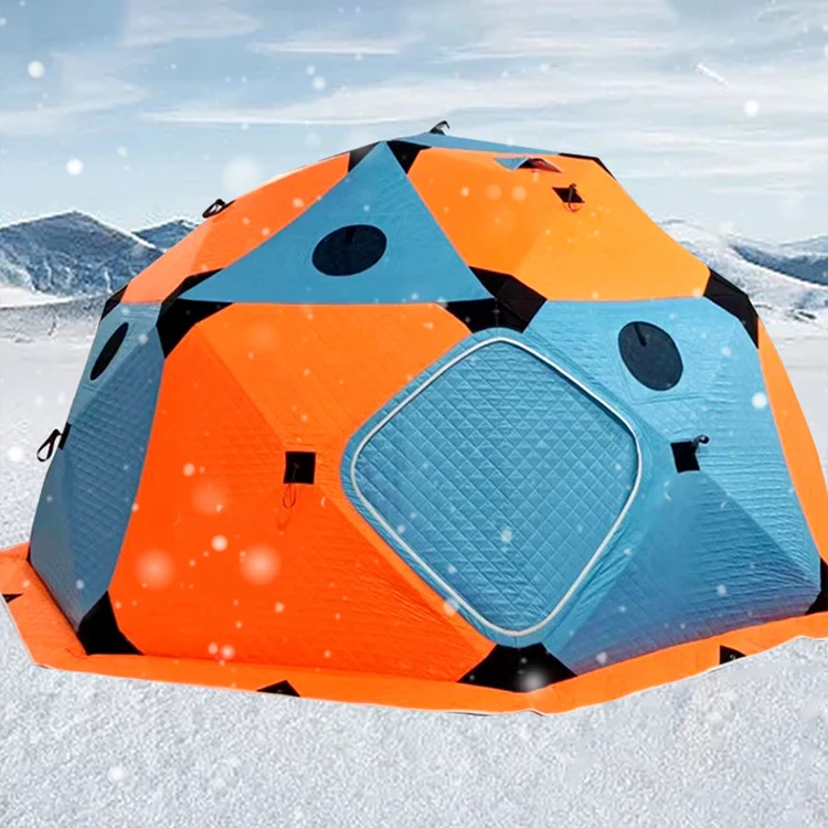 T010 Thickened outdoor camping dome pop-up winter insulated tent for ice fishing