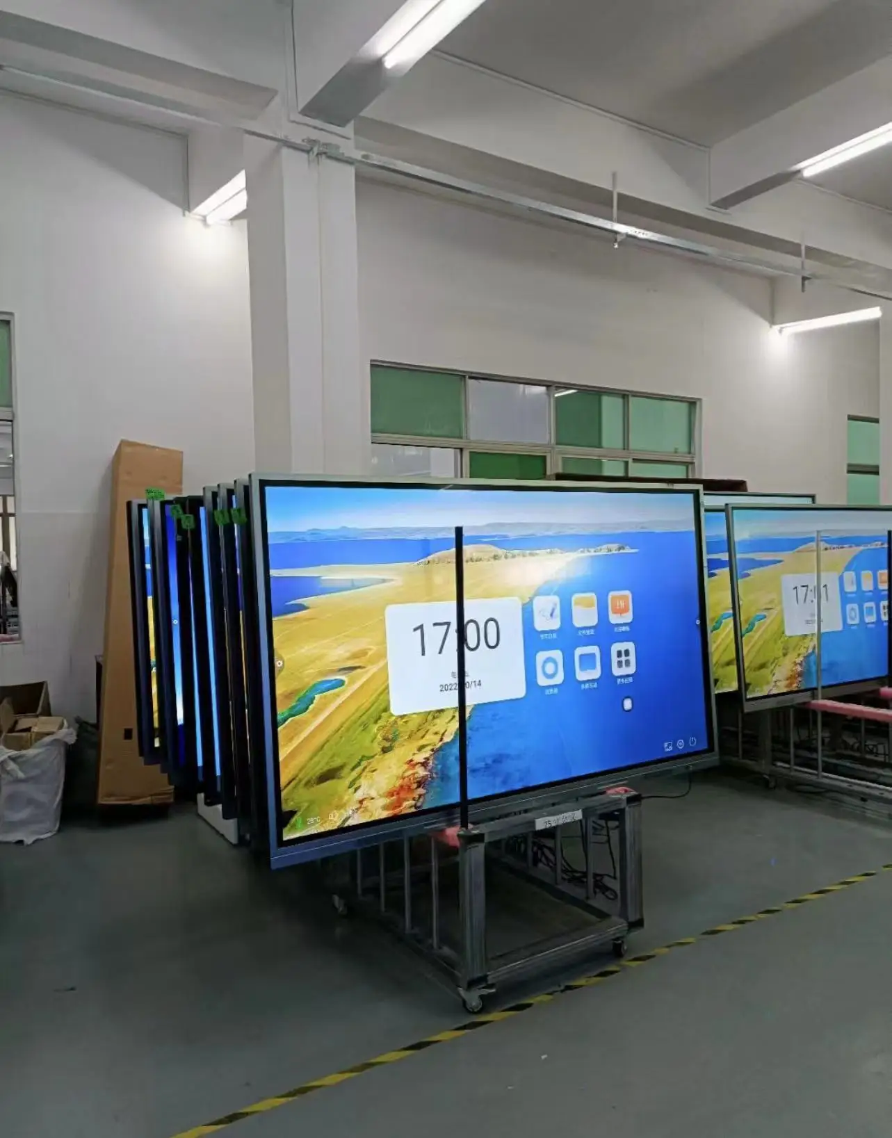 55 65 inch smart board class interactive whiteboard prices touch screen lcd education conference training all-in-one machine