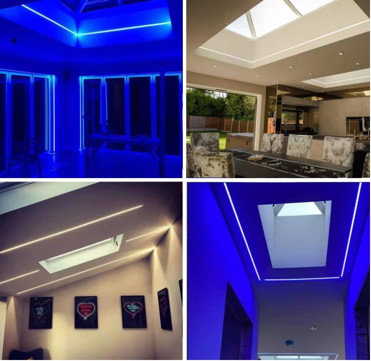 Factory Price Free sample KA15 Small Surface Mounted PC Cover Alu Profil Extrusion Channel Linear Light led aluminum Profile