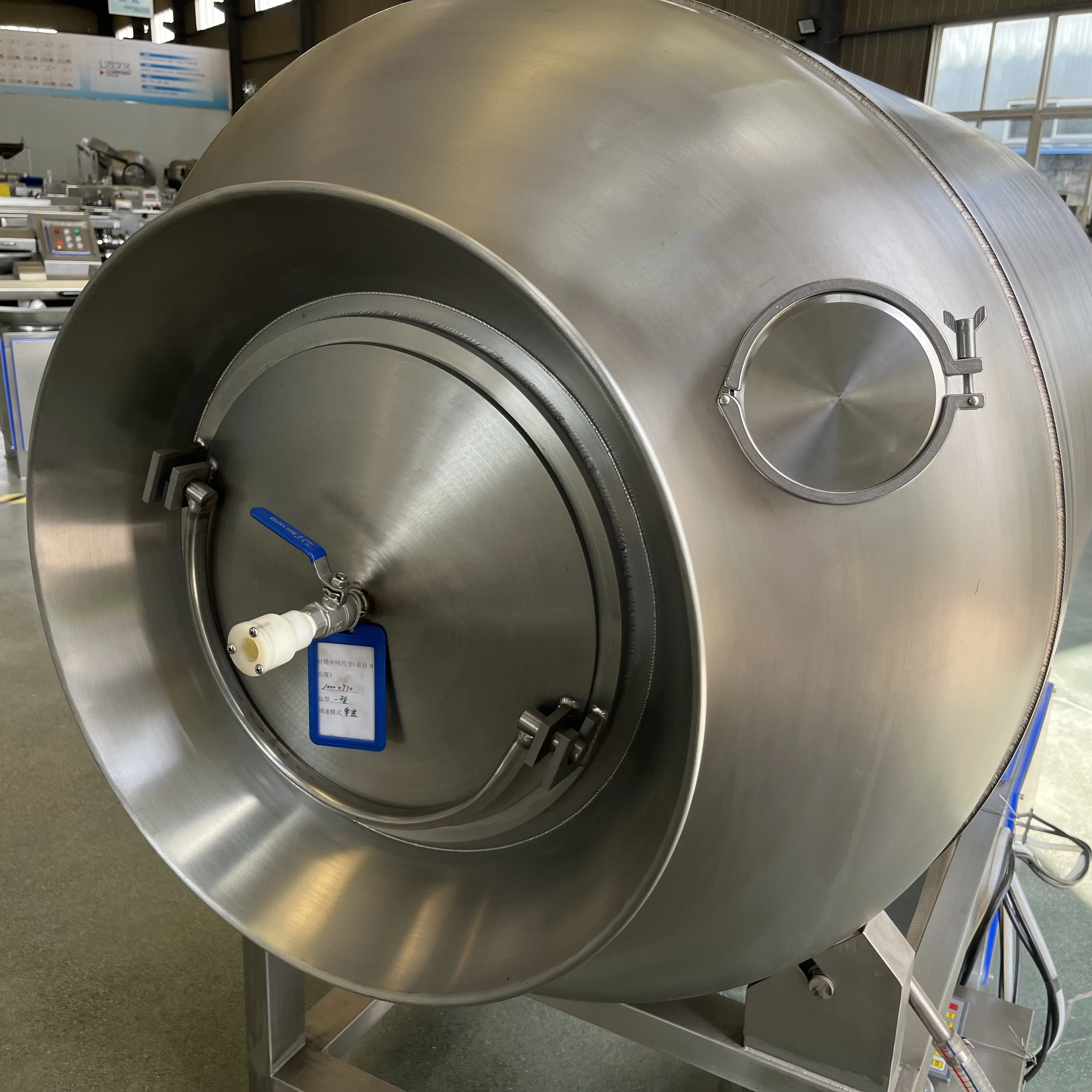 Brining and Seasoning Industrial Meat Tumbler Rolling Machine