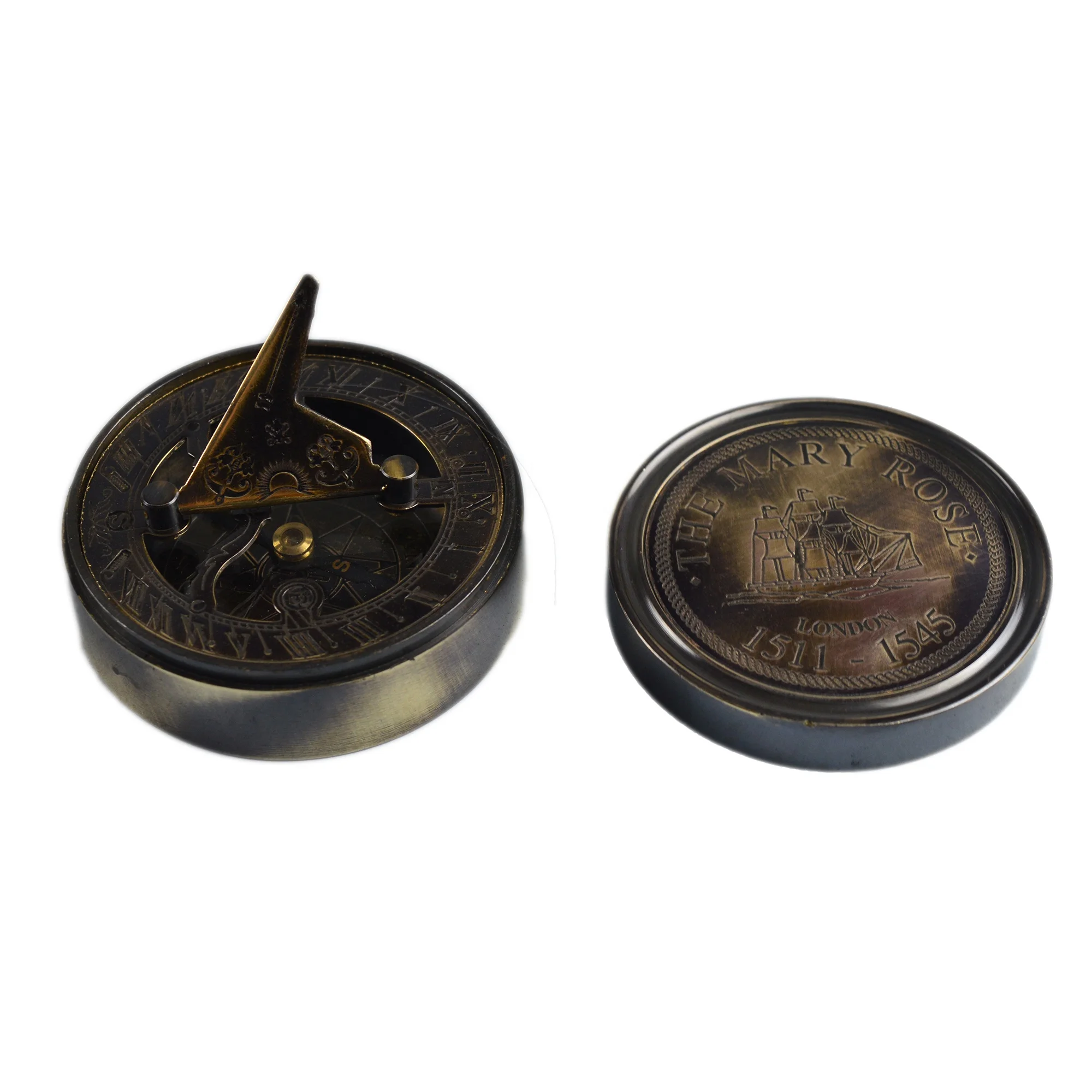 Compass Shiny Nautical Gadgets Brass Sports And Entertainment For Outdoor Design Customized Design Available