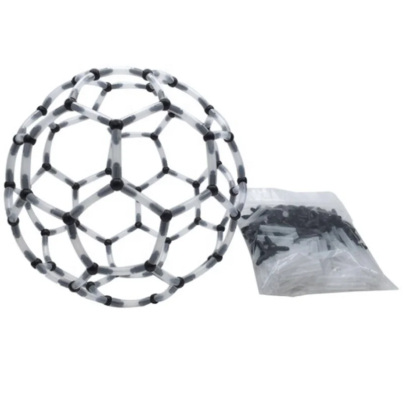Teaching chemistry models C60 molecular structure of the crystal ball tubular carbon Soccer dilute Buck carbon structure model