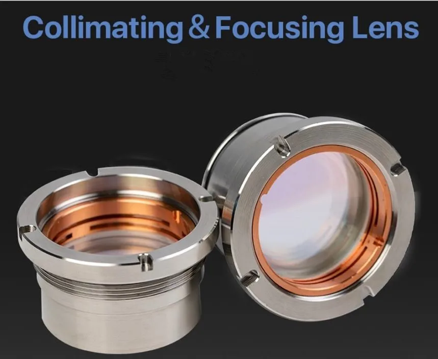 Collimator focusing lens D30/D37 F100/F125/F150/F200 for fiber laser cutting machine