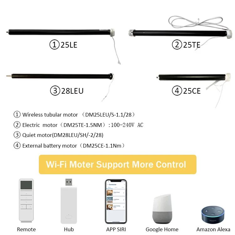 App Smart Alexa Automatic Dual Motorized Roller Blind  Wifi Blinds Motorized automatic Zebra shades