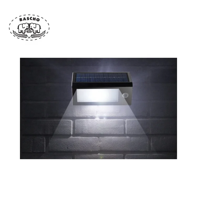 
Hot sale outdoor garden wall streest light led solar energy induction lamp 