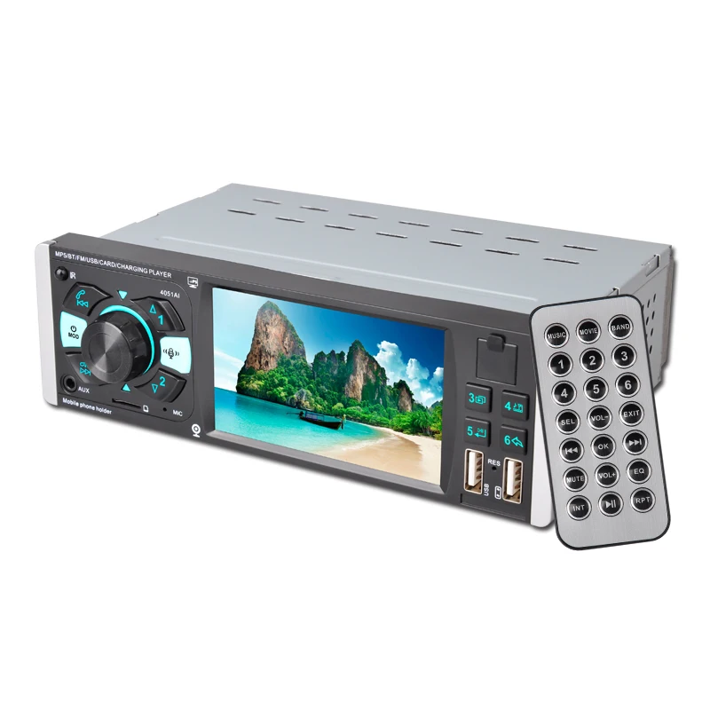 Car MP5 Multimedia Player 4.1 inch Display Screen Car Radio With BT Video AUX FM Autoradio