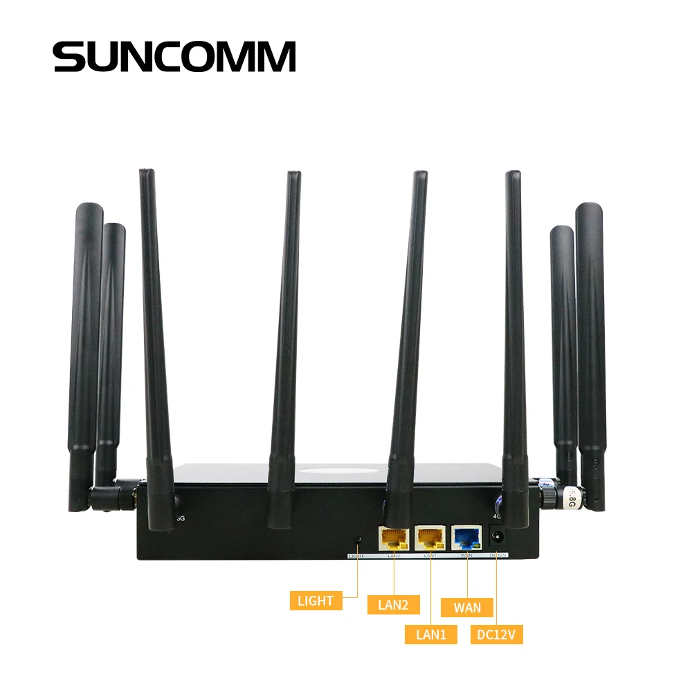 SUNCOMM O2 5G модем CPE WIFI 6 двухдиапазонный 1800 Мбит/с 100 пользователей беспроводные роутеры со слотом для sim-карты 4G LTE сеть
