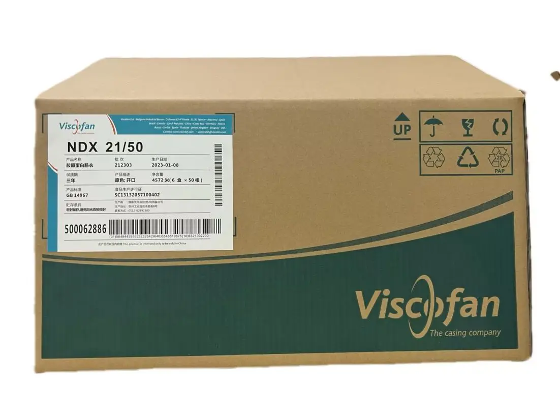 visconfan NDX edible collagen casings for sauage