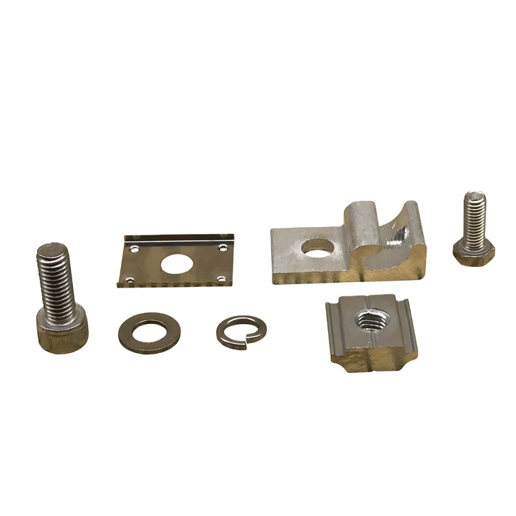 Solar Conductive Sheet Clips for PV Module System Brackets Structure