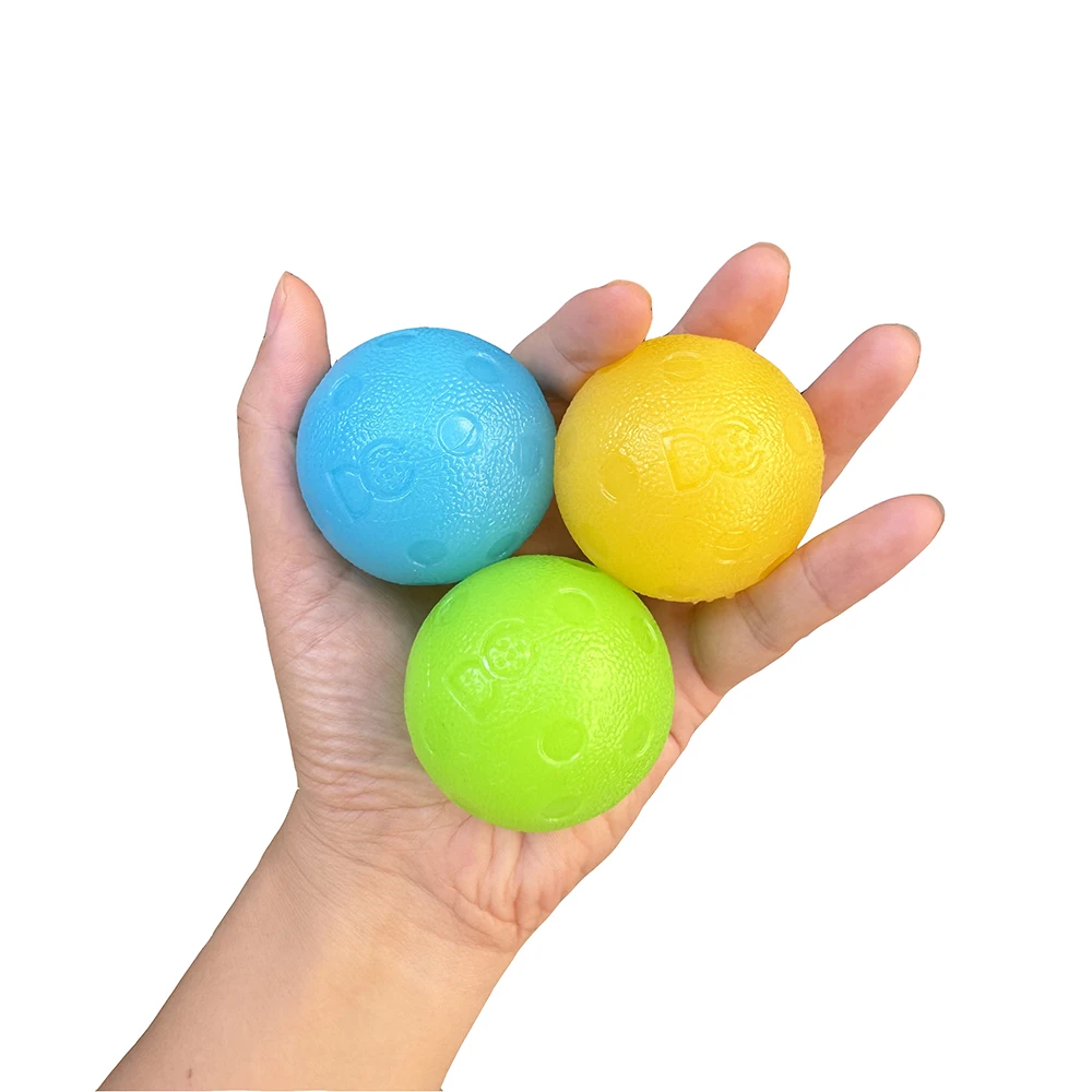 New Arrival Hand Grip Strengthener exercise ball Silicone Squeeze ball for finger Strengthening Training