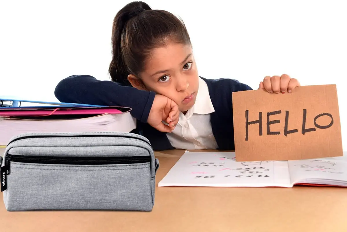 Popular Hot Selling Custom Logo Multi-colored Pencil Case Bag Stationery Pouch With Zipper