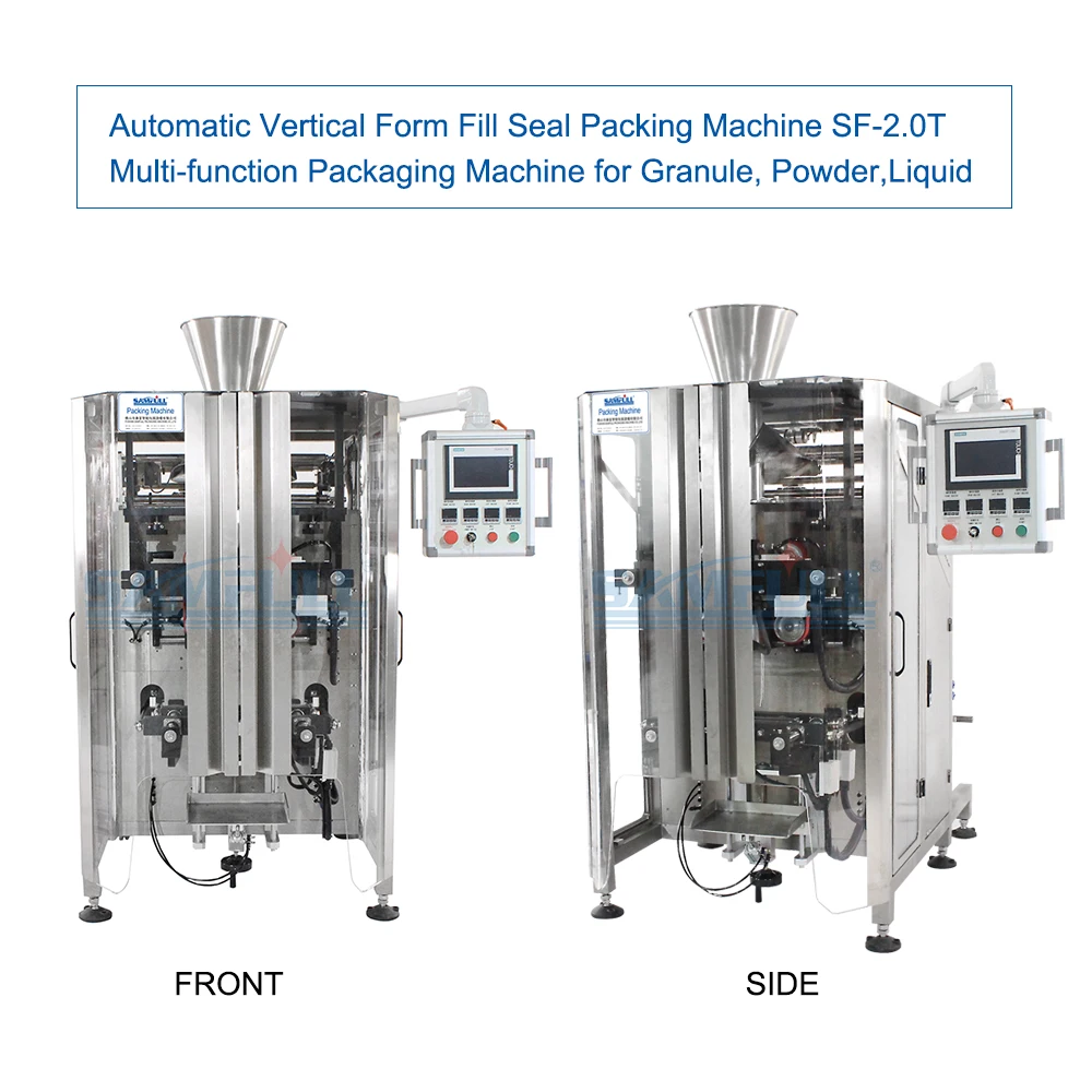 Automatic vffs chicken meat beef packing machine filling in nitrogen weighing frozen mutton chop packing machine