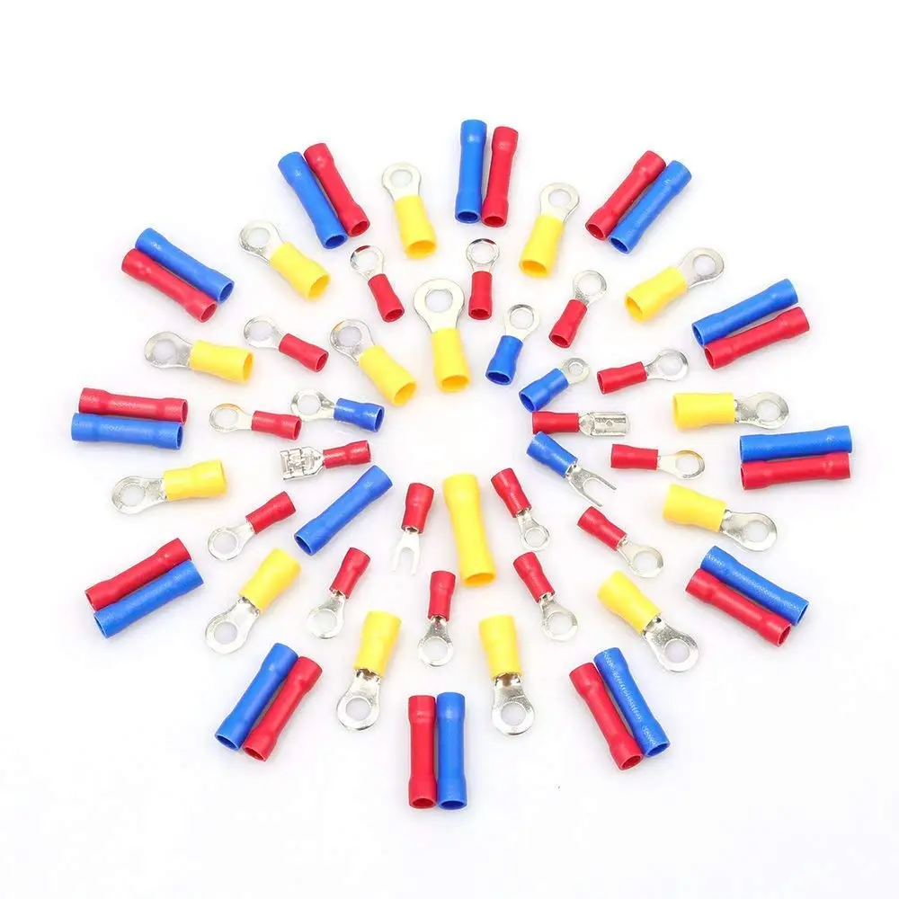 Electrical Automotive Insulated Butt Bullet Spade Fork Ring Crimp Bullet Terminals