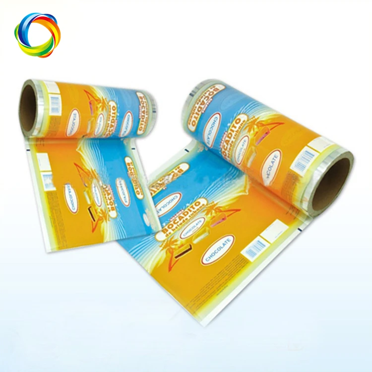 Aluminum Snack Packaging Bag Film Roll Printed Plastic Eco Friendly Food Packaging Potato Chips Packaging Film Roll Stock